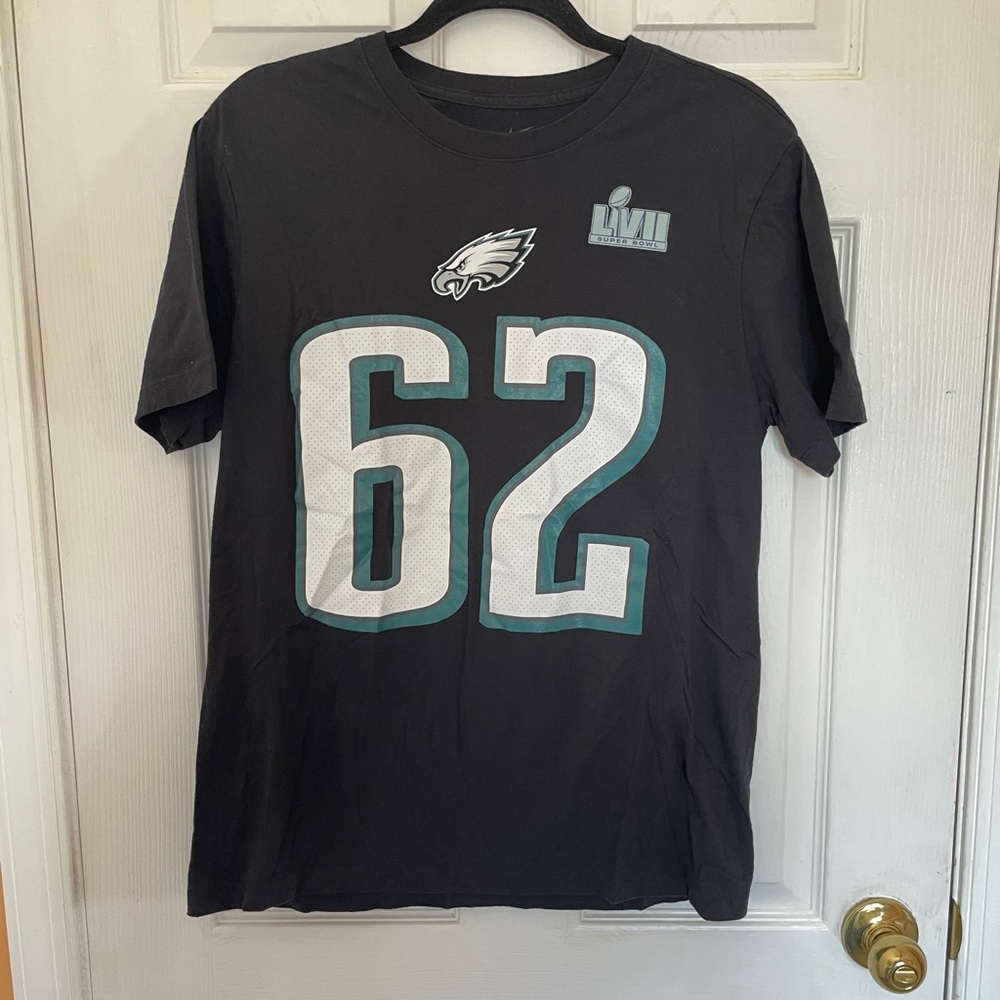 Nike Philadelphia Eagles Men's Jason Kelce 62 Super Bowl T-Shirt